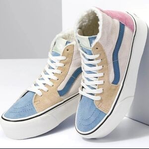 VANS Sk8 High Tapered Sherpa Sneakers 6